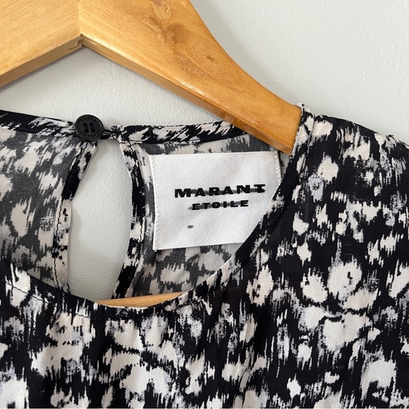 Isabel Marant Étoile Dulce Knotted Floral Dress Size 34 / US 2 NWOT - Picture 6 of 10